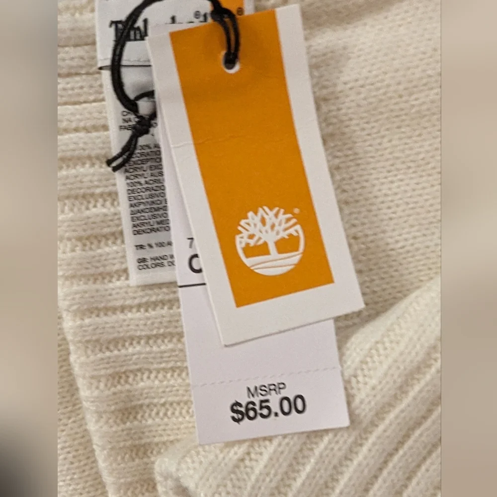 TIMBERLAND Solid Ribbed Scarf NWT